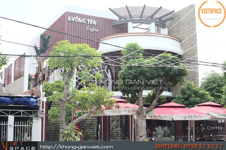 Hình ảnh thật tế Công trình Quán Cafe sân vườn "Không Tên"