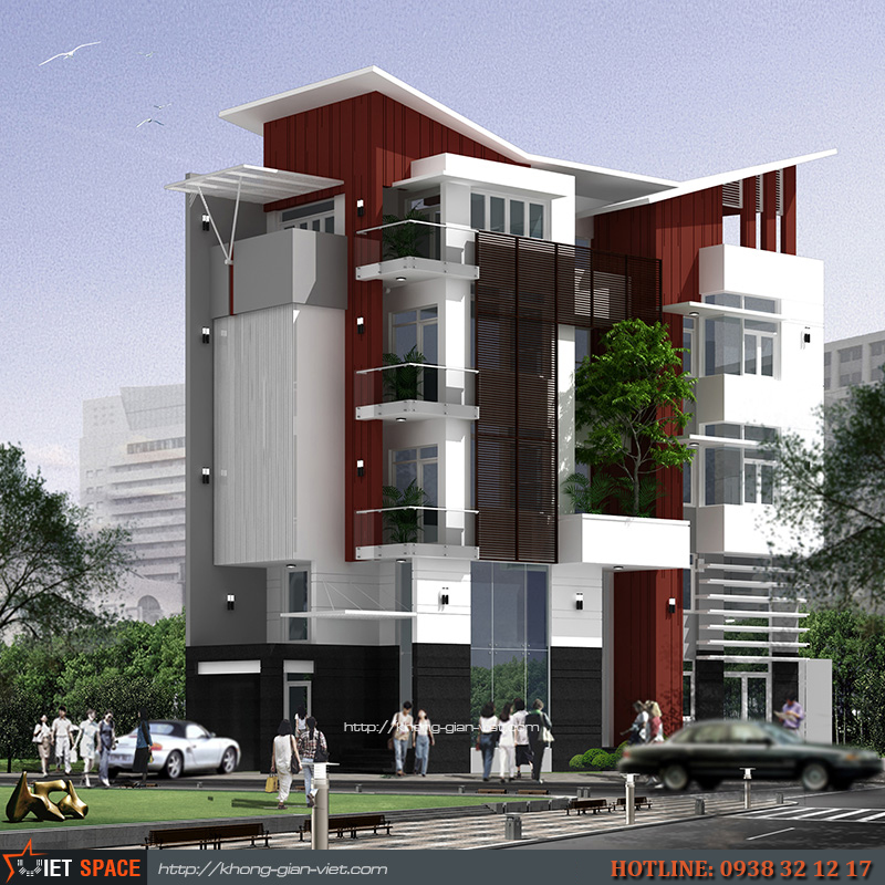 Thiết kế biệt thự đẹp hiện đại khu Chung Sơn