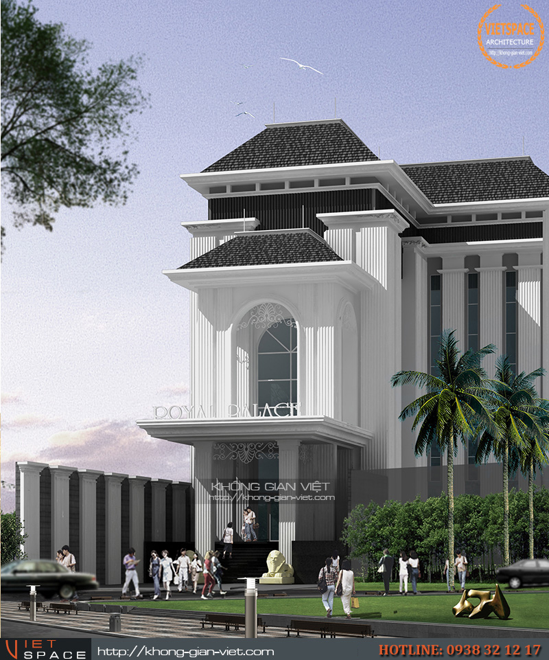 Thiết kế nhà hàng tiệc cưới Royal Palace – Lê Văn Lương