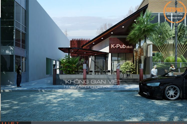 Thiết kế Quán Cafe Bar Kpub Club