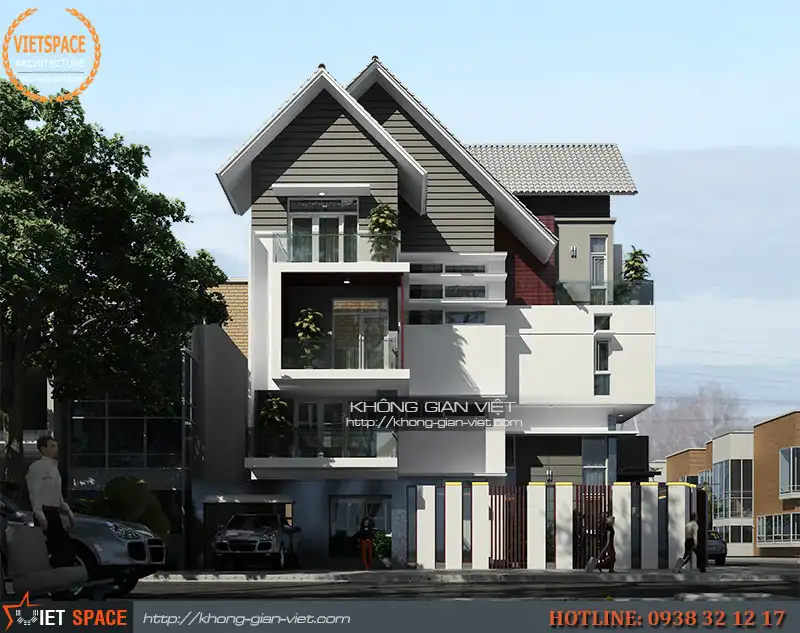mẫu thiết kế biệt thự hiện đại