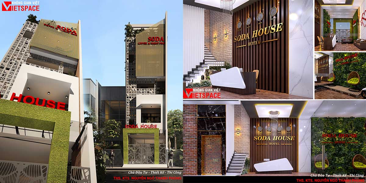 du an khach san soda house can tho dự án thiết kế và thi công khách sạn Soda House Cần Thơ