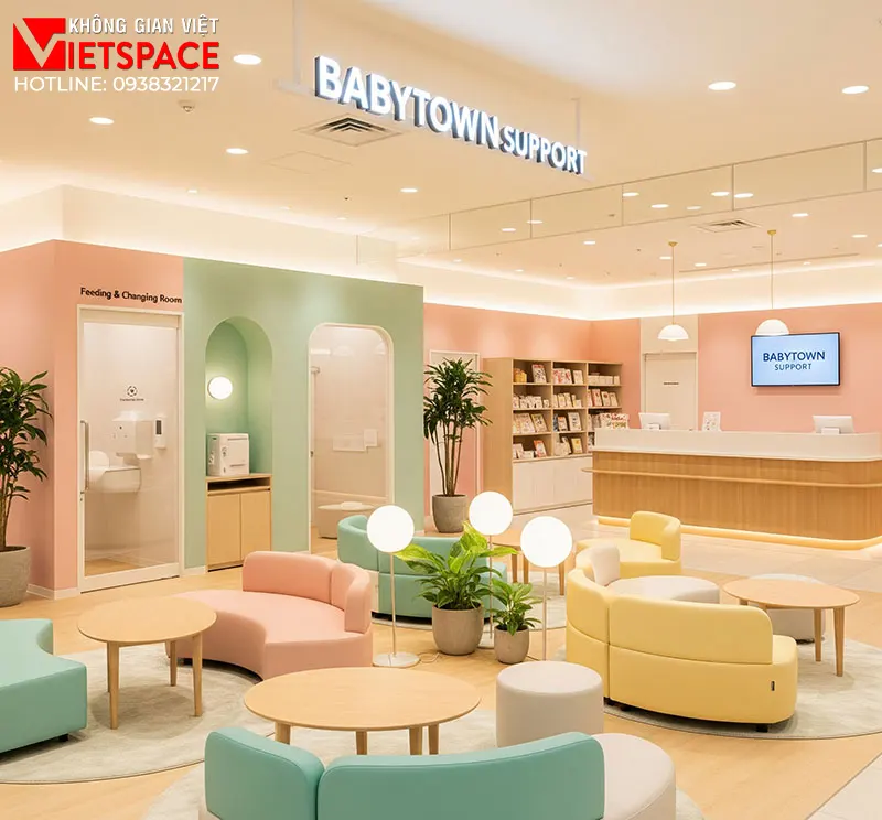 Thiết Kế Shop Mẹ Và Bé BabyTown 6