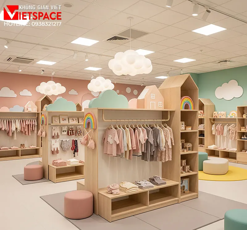 Thiết Kế Shop Mẹ Và Bé BabyTown 4