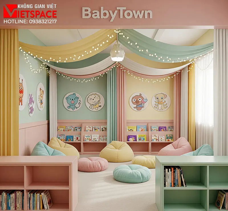 Thiết Kế Shop Mẹ Và Bé BabyTown 1