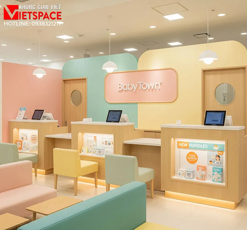 Thiết Kế Shop Mẹ Và Bé BabyTown 10