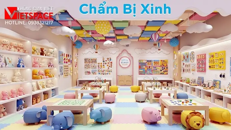 Thiết kế showroom điện máy Thái Hoà - Không Gian Việt _4 Thiết kế shop cửa hàng mẹ và bé