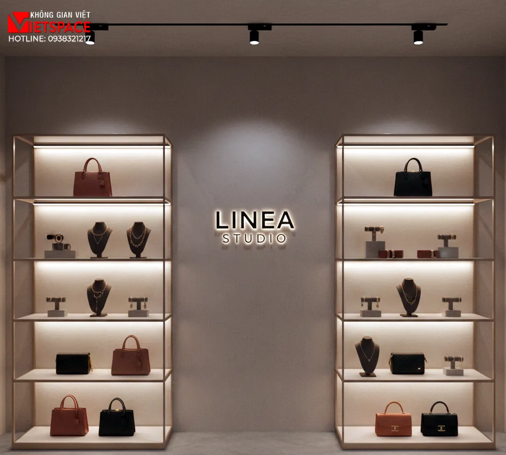 thiết kế cửa hàng thời trang linea studio _4
