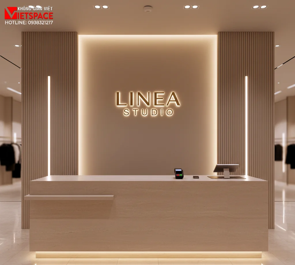thiết kế cửa hàng thời trang linea studio _8