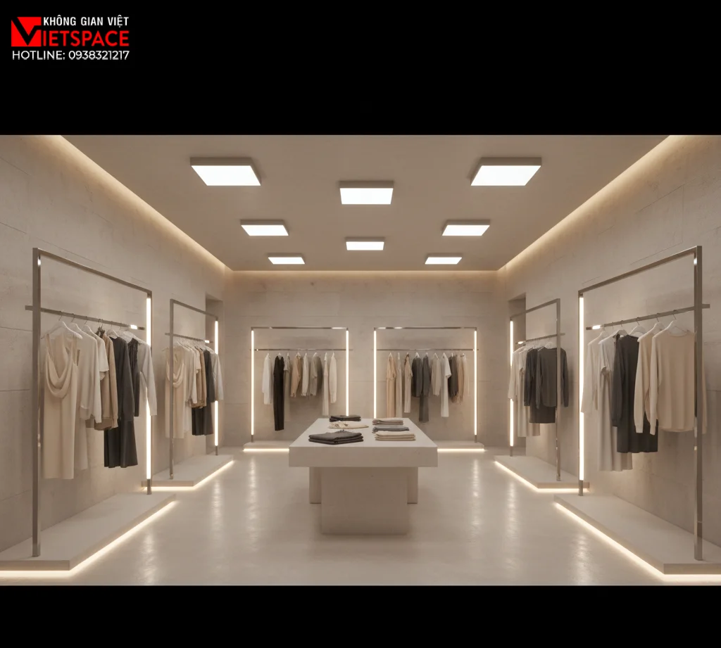 thiết kế cửa hàng thời trang linea studio _3