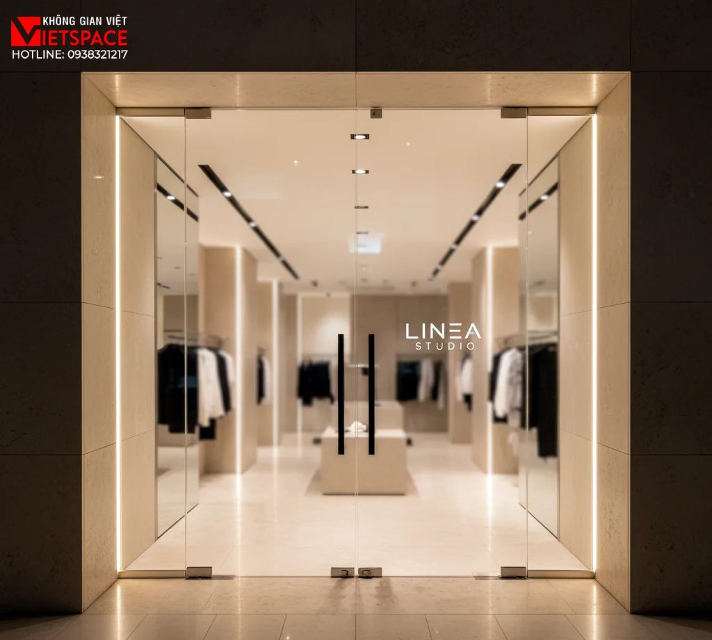 thiết kế cửa hàng thời trang linea studio _15