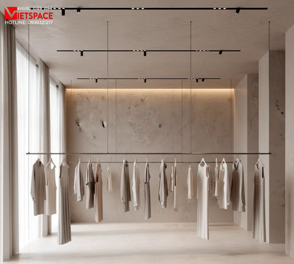 thiết kế cửa hàng thời trang minimal form studio _11