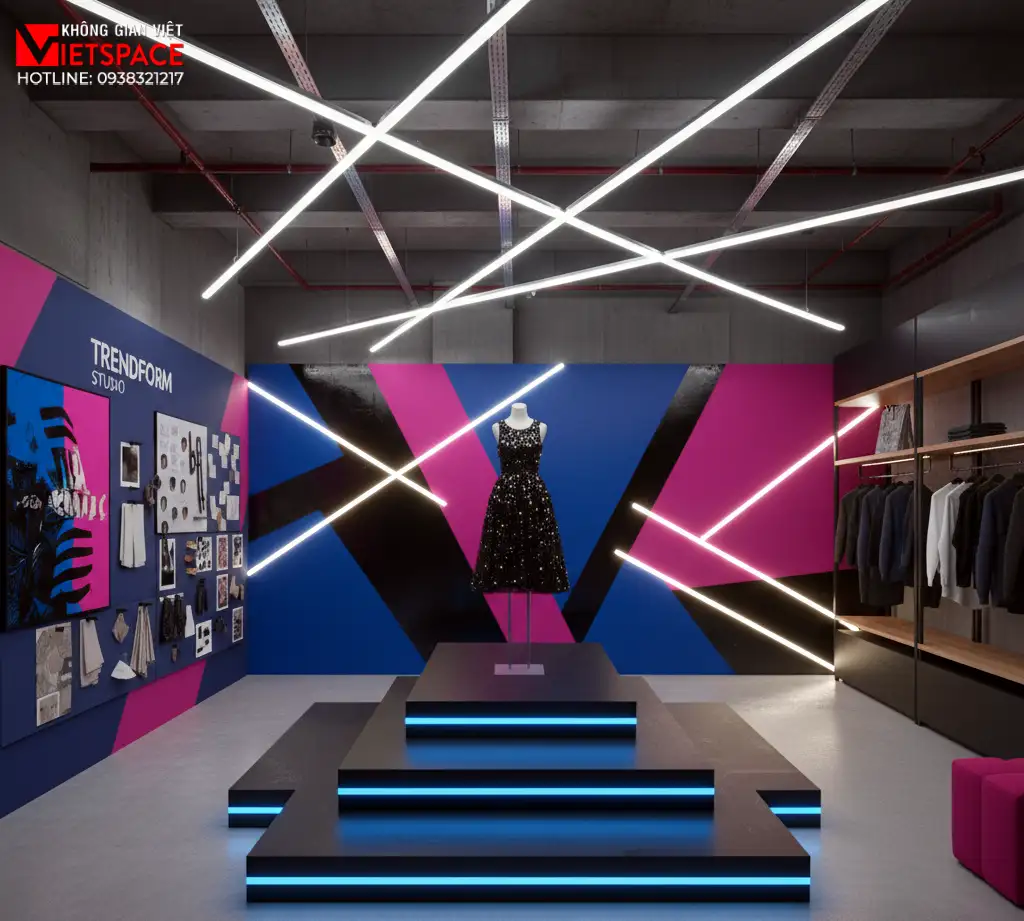 thiết kế cửa hàng thời trang trendform studio _13