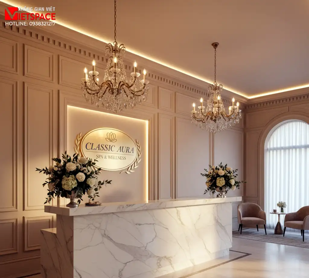 thiết kế spa classic aura _13