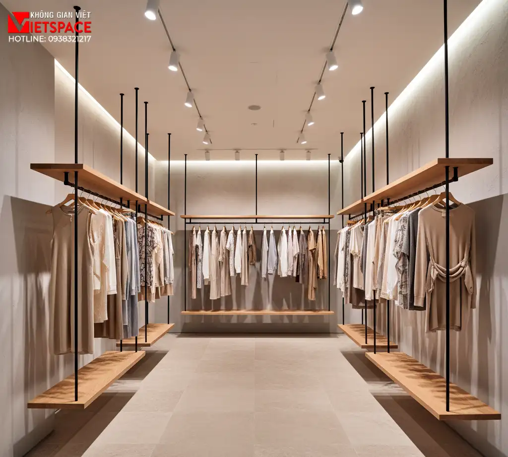 thiết kế cửa hàng thời trang aesthetik concept _12