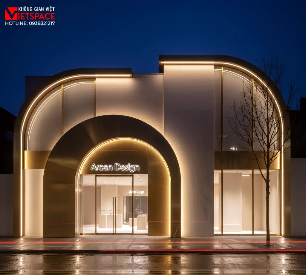 thiết kế cửa hàng thời trang arcen design _2