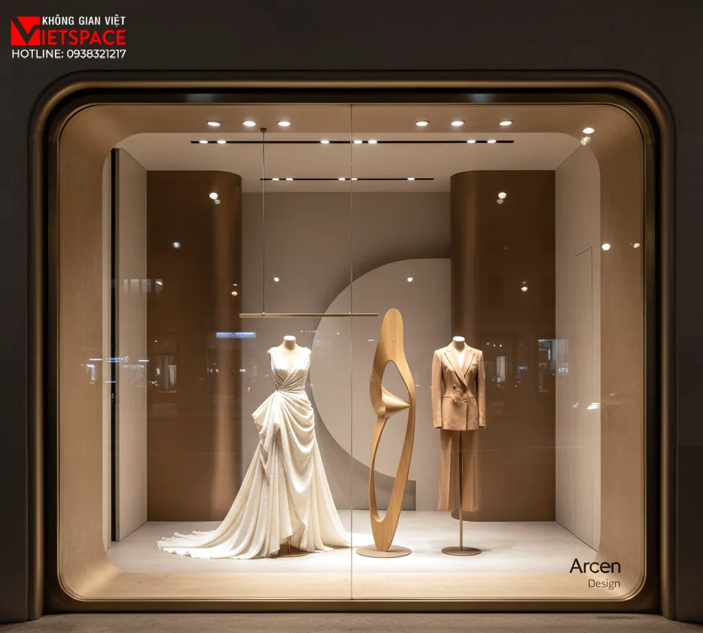 thiết kế cửa hàng thời trang arcen design _9