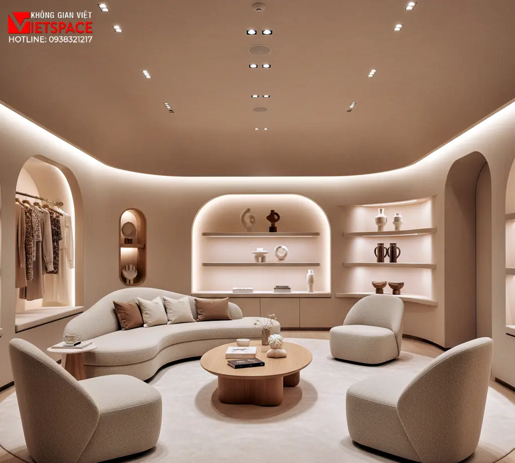 thiết kế cửa hàng thời trang arcen design _16