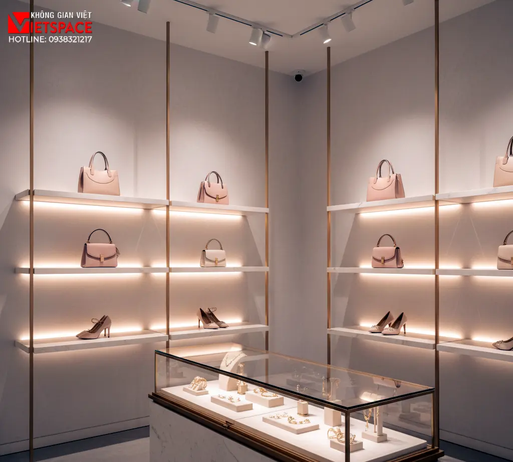 thiết kế cửa hàng thời trang aura atelier _3