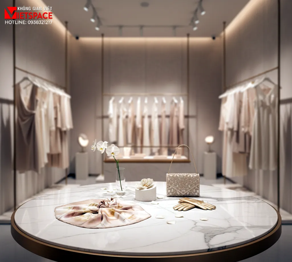 thiết kế cửa hàng thời trang aura atelier _8