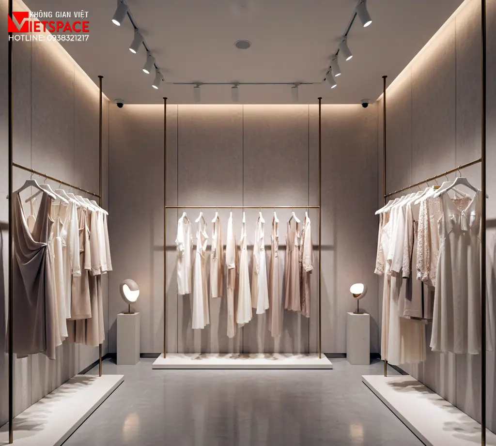 thiết kế cửa hàng thời trang aura atelier _14