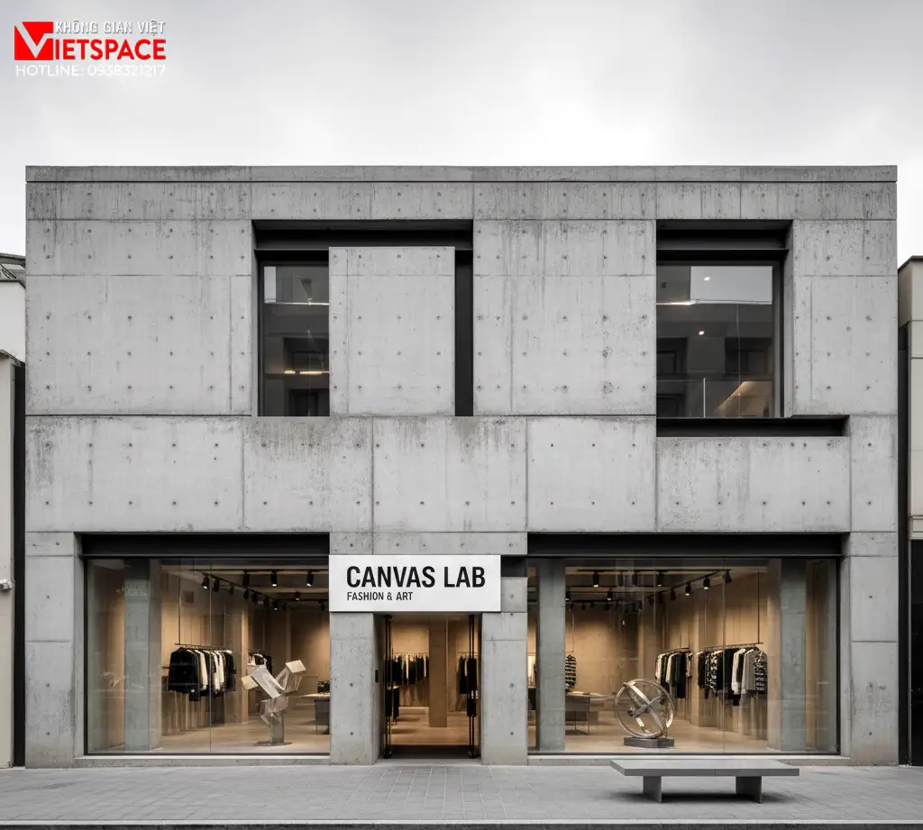 thiết kế cửa hàng thời trang canvas lab _2