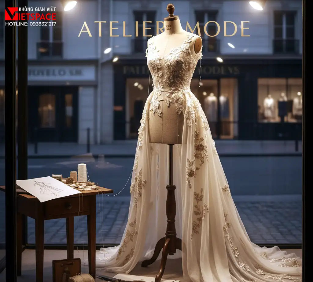 thiết kế cửa hàng thời trang atelier mode _10