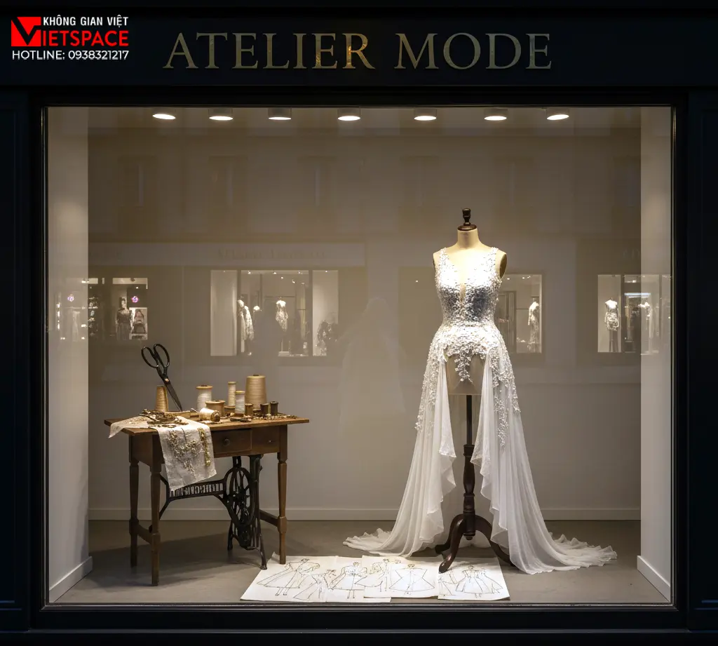 thiết kế cửa hàng thời trang atelier mode _9