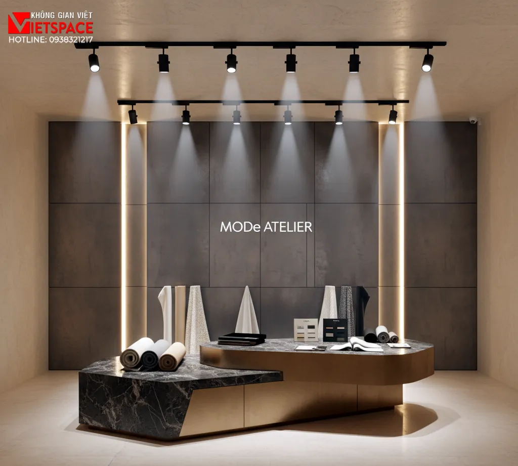 thiết kế cửa hàng thời trang mode atelier _12