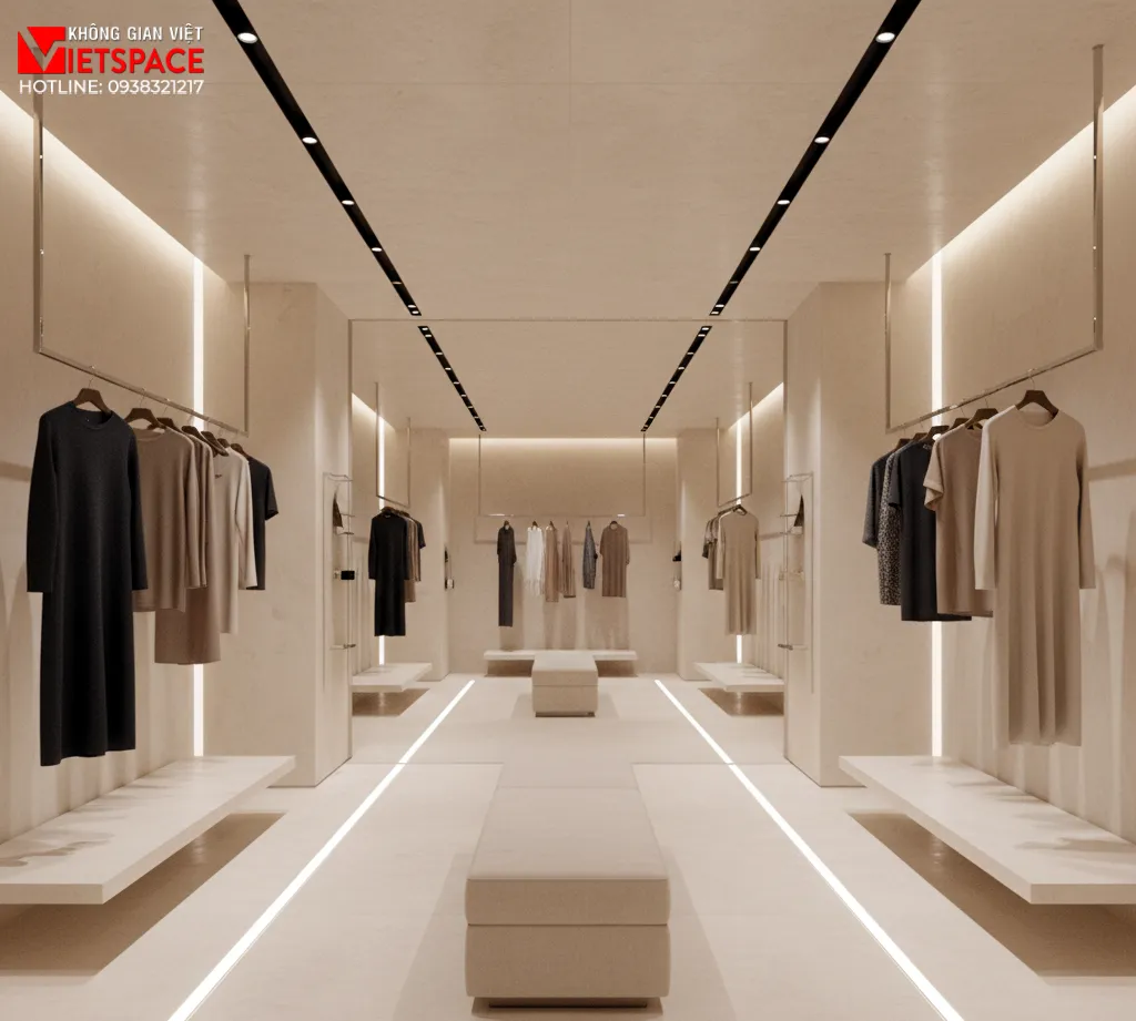 thiết kế cửa hàng thời trang mode atelier _13