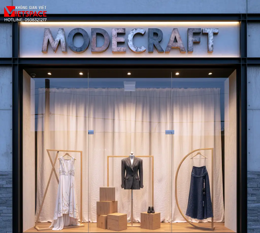 thiết kế cửa hàng thời trang modecraft _5