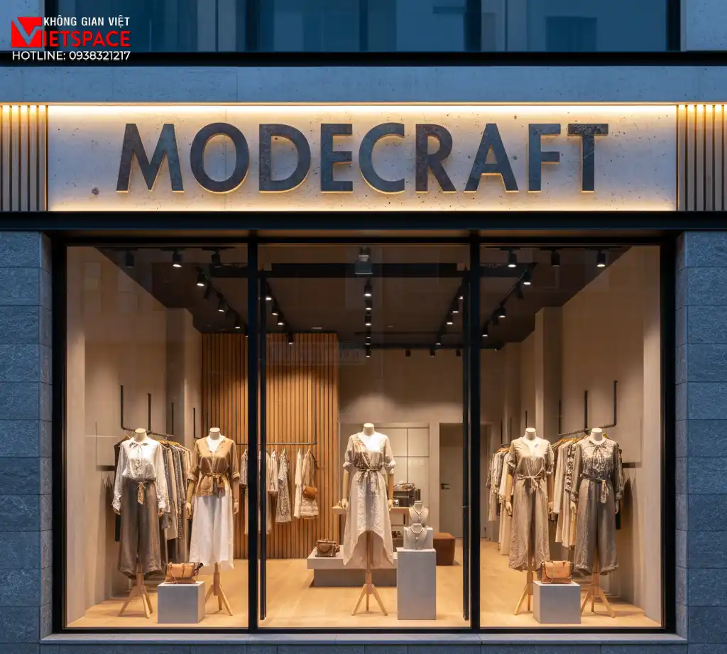 thiết kế cửa hàng thời trang modecraft _13