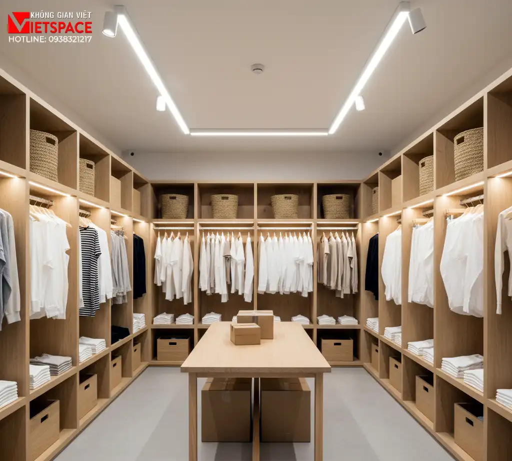 thiết kế cửa hàng thời trang studio minimal _3