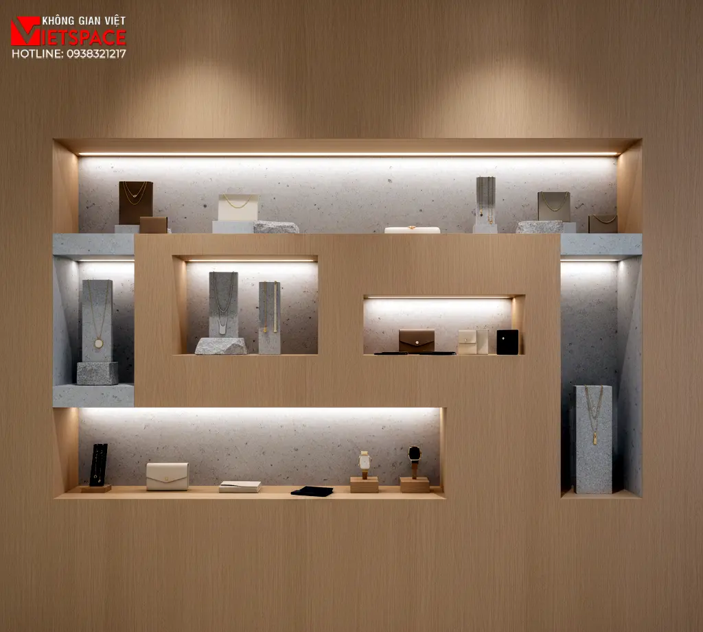 thiết kế cửa hàng thời trang studio minimal _7