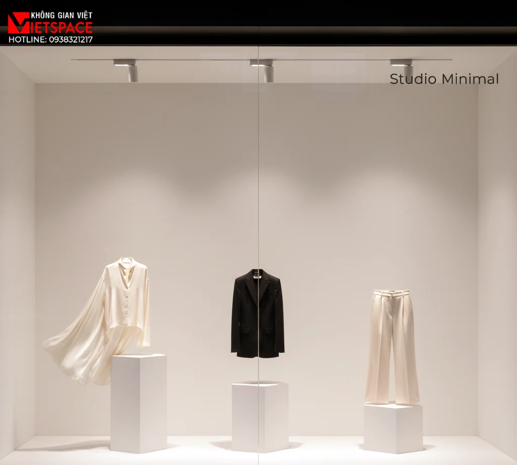 thiết kế cửa hàng thời trang studio minimal _9