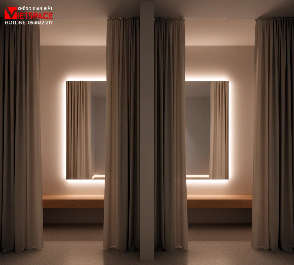 thiết kế cửa hàng thời trang studio minimal _11