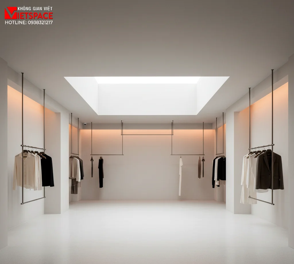 thiết kế cửa hàng thời trang studio minimal _12