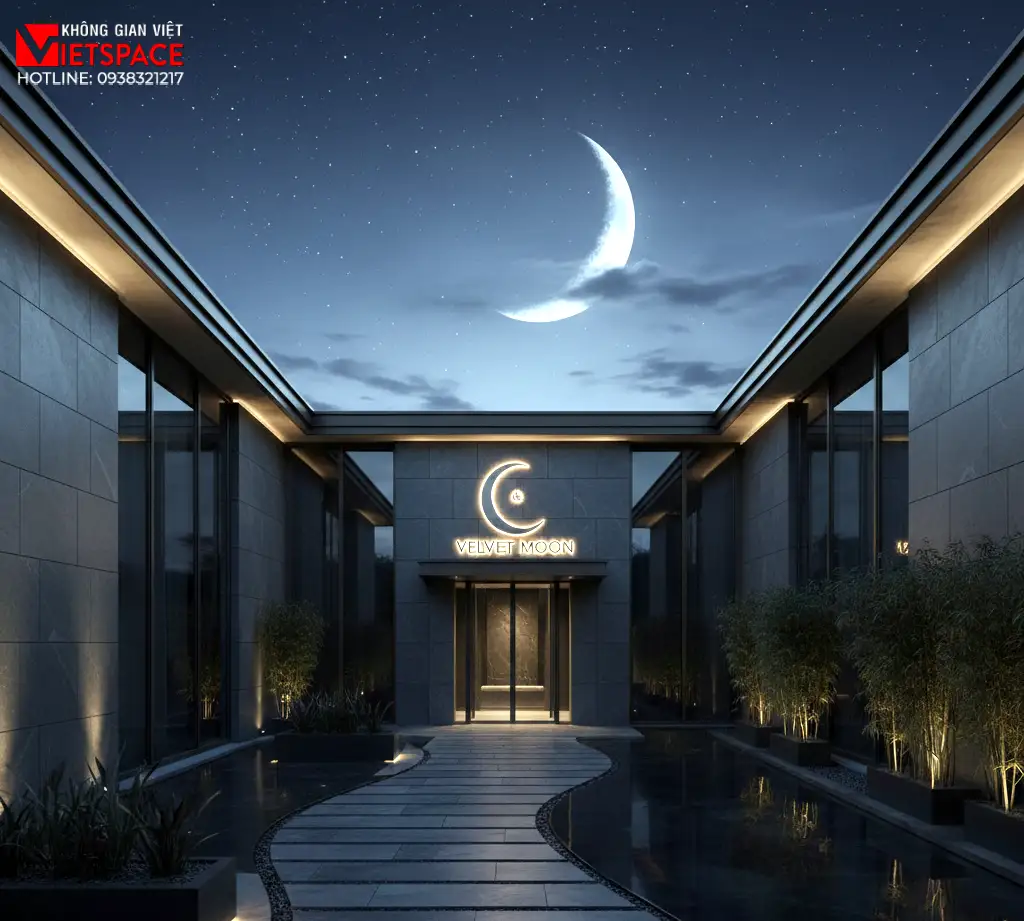thiết kế spa velvet moon _1