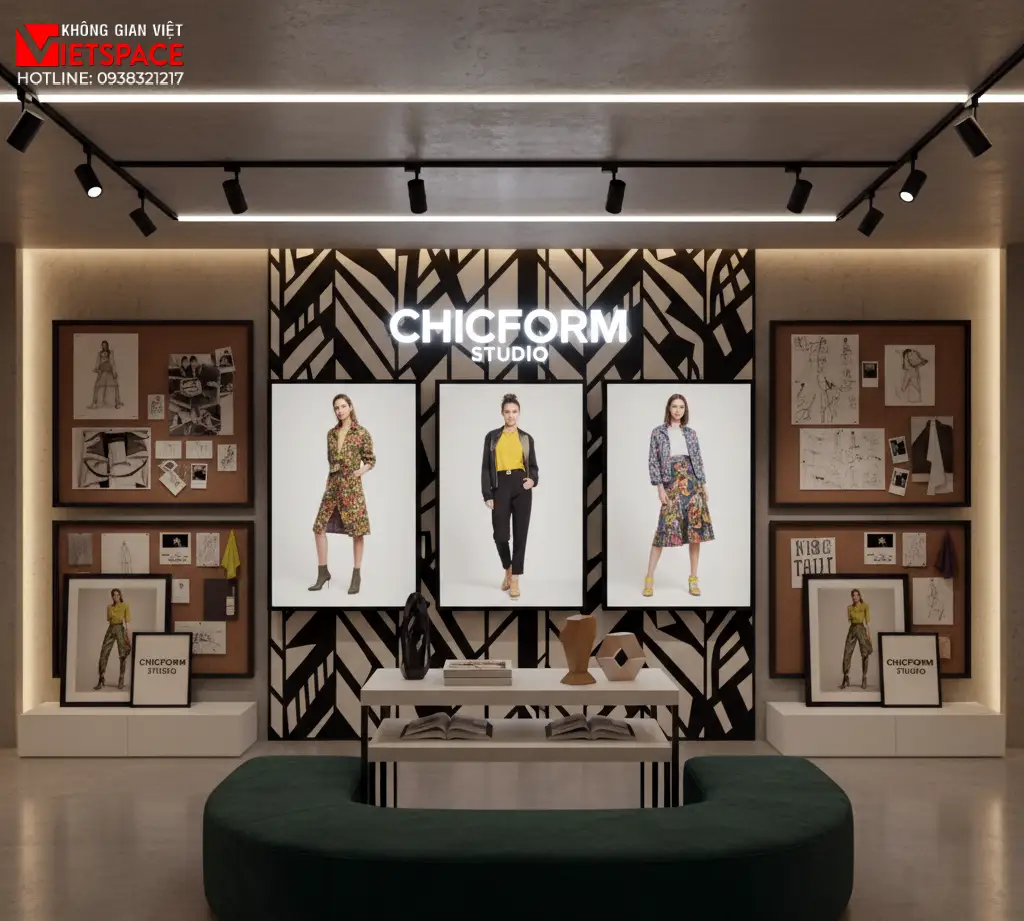 thiết kế cửa hàng thời trang chicform studio _7