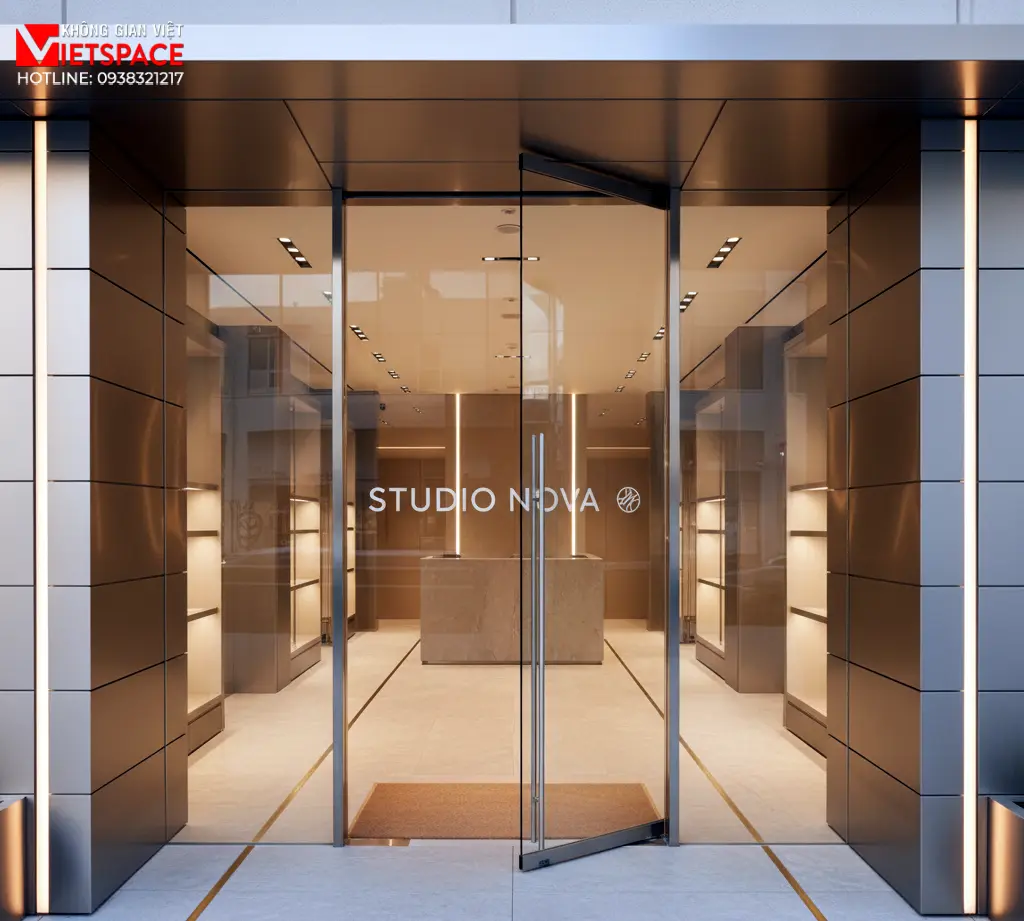 thiết kế cửa hàng thời trang studio nova _14