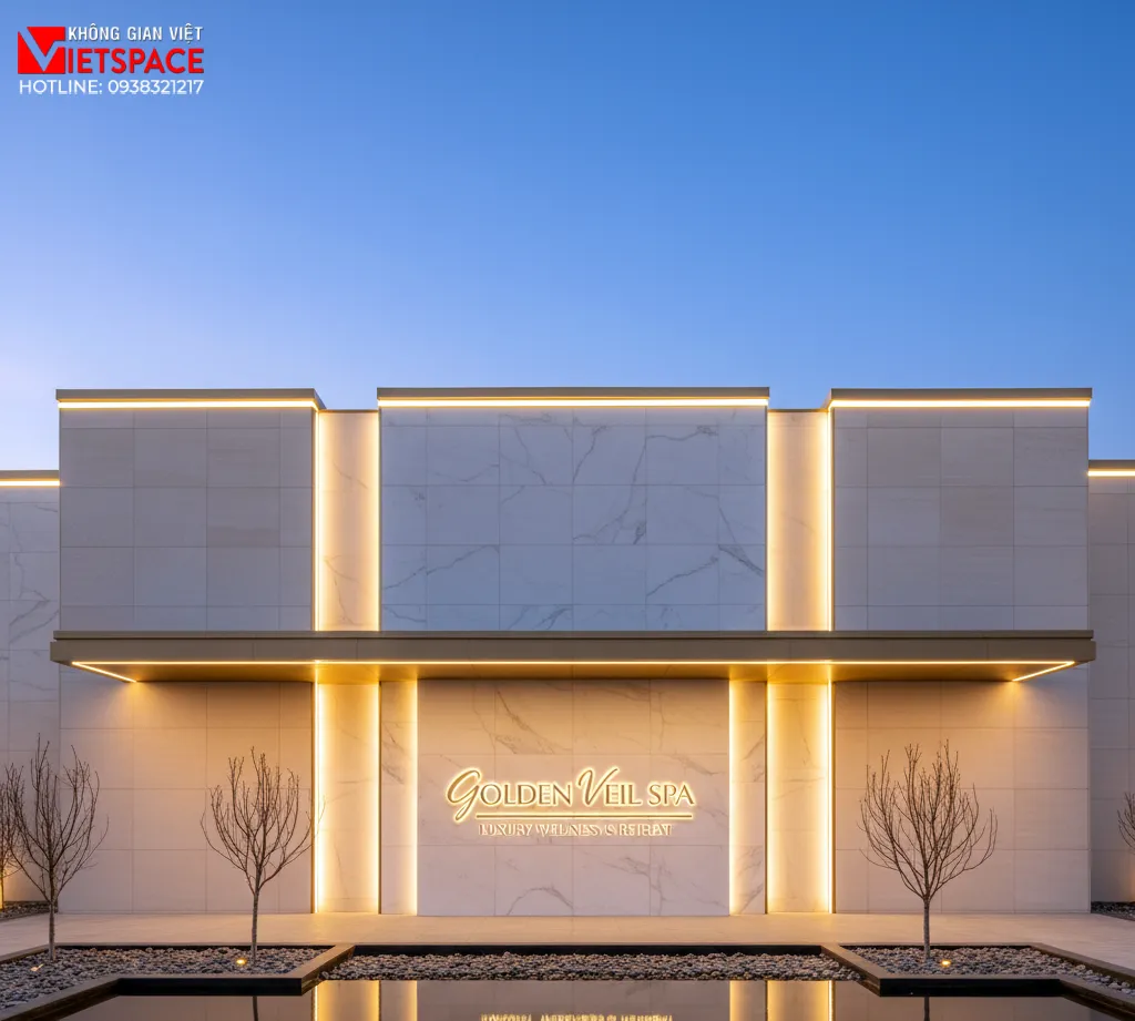 thiết kế spa golden veil _2