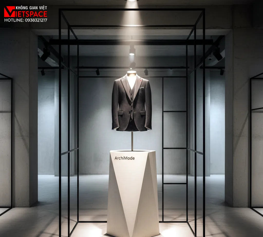 thiết kế cửa hàng thời trang archimode _5