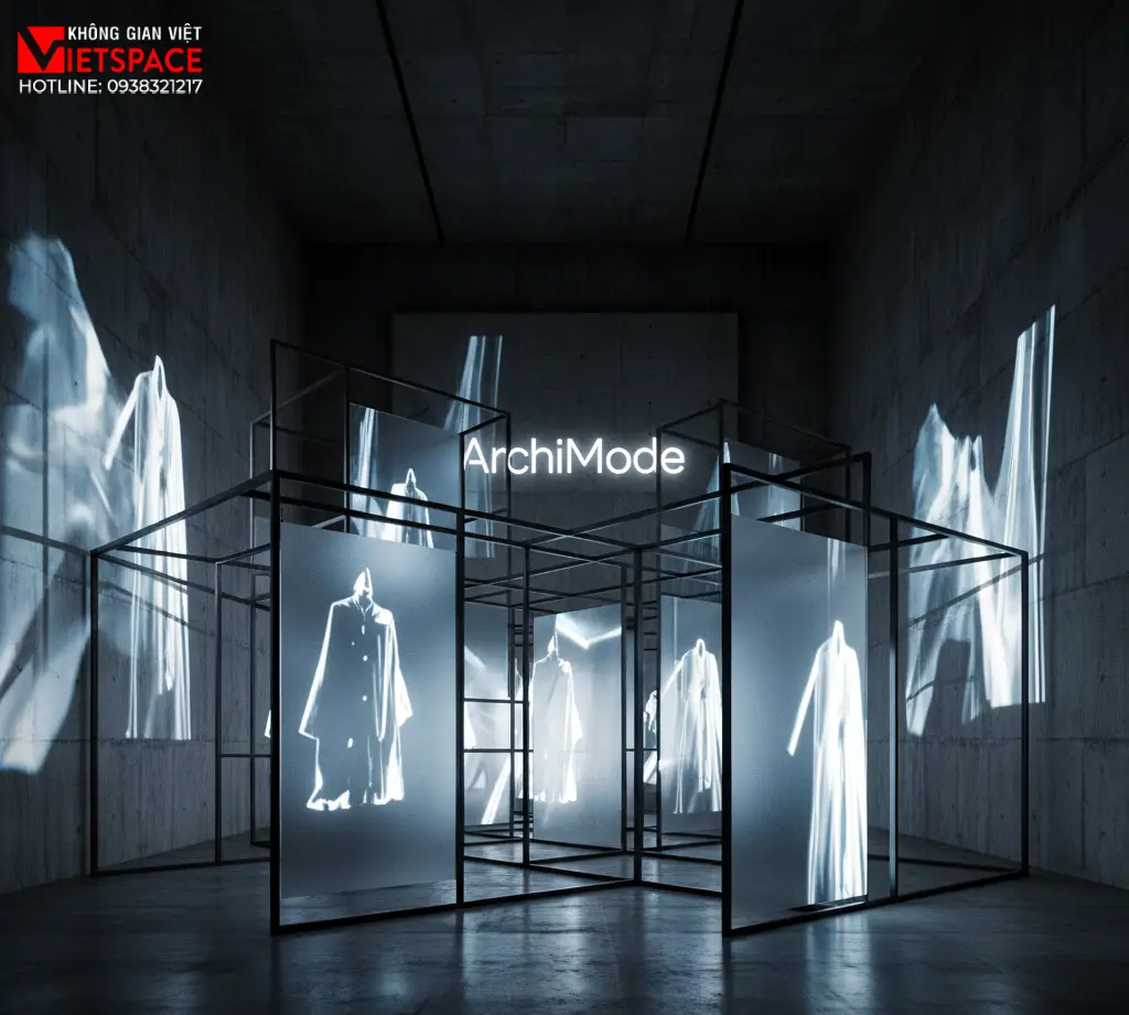 thiết kế cửa hàng thời trang archimode _9