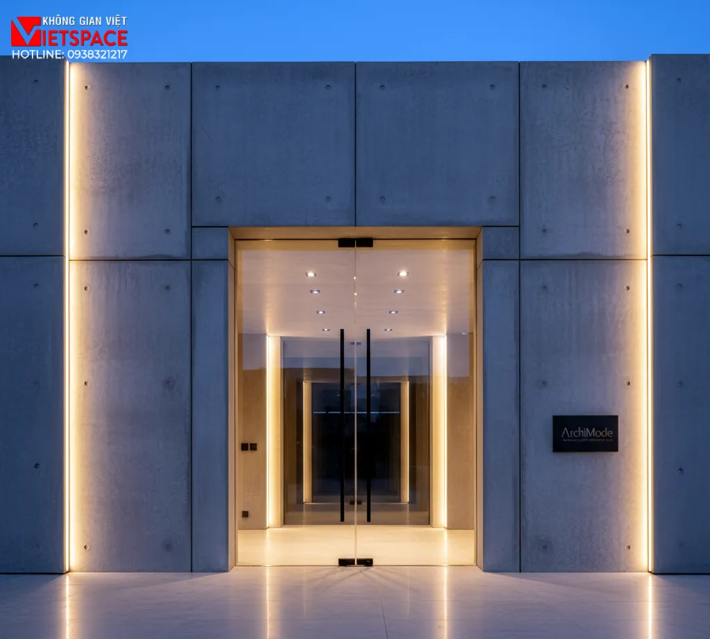 thiết kế cửa hàng thời trang archimode _17