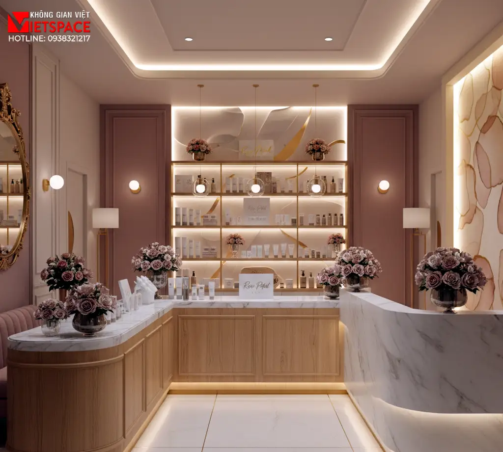 thiết kế spa rose petal _14