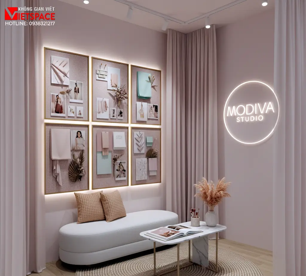 thiết kế cửa hàng thời trang modiva studio _5