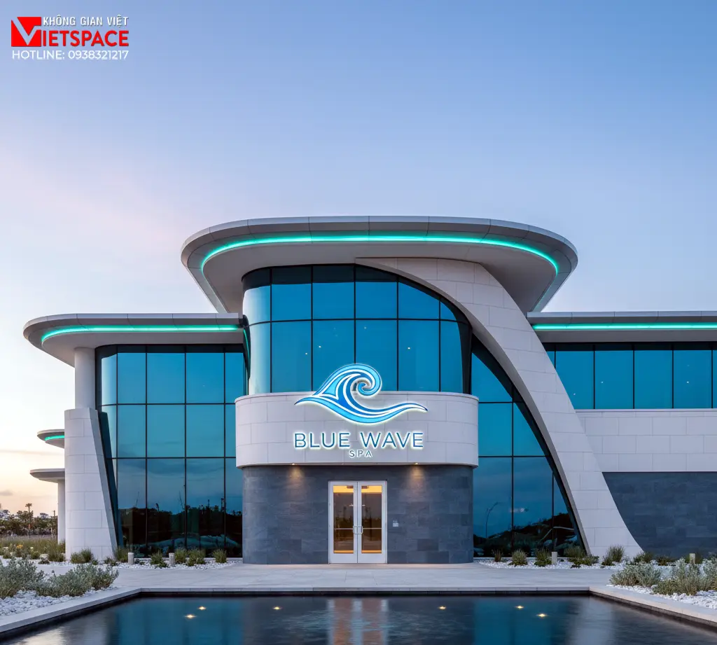 thiết kế spa blue wave _1