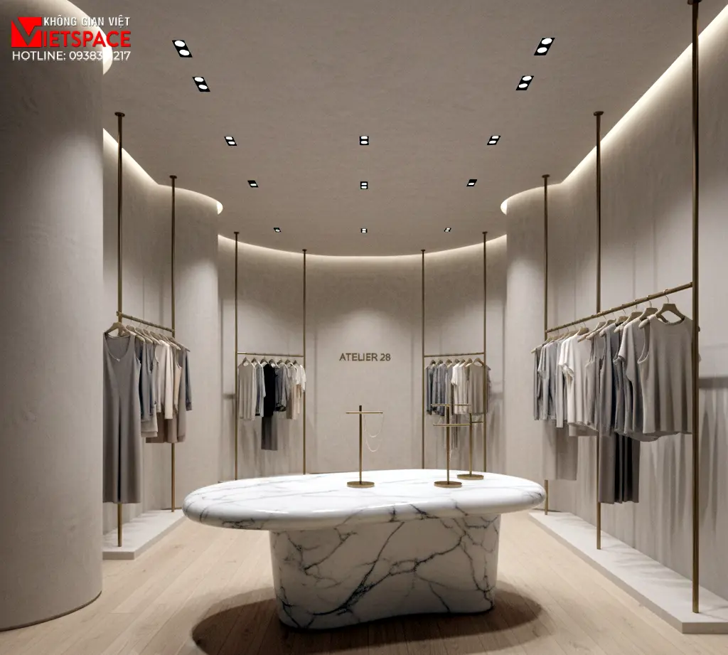 thiết kế cửa hàng thời trang atelier 28 _7