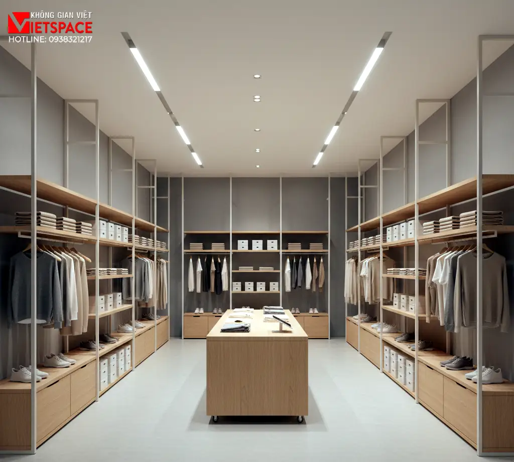 thiết kế cửa hàng thời trang kaze _4