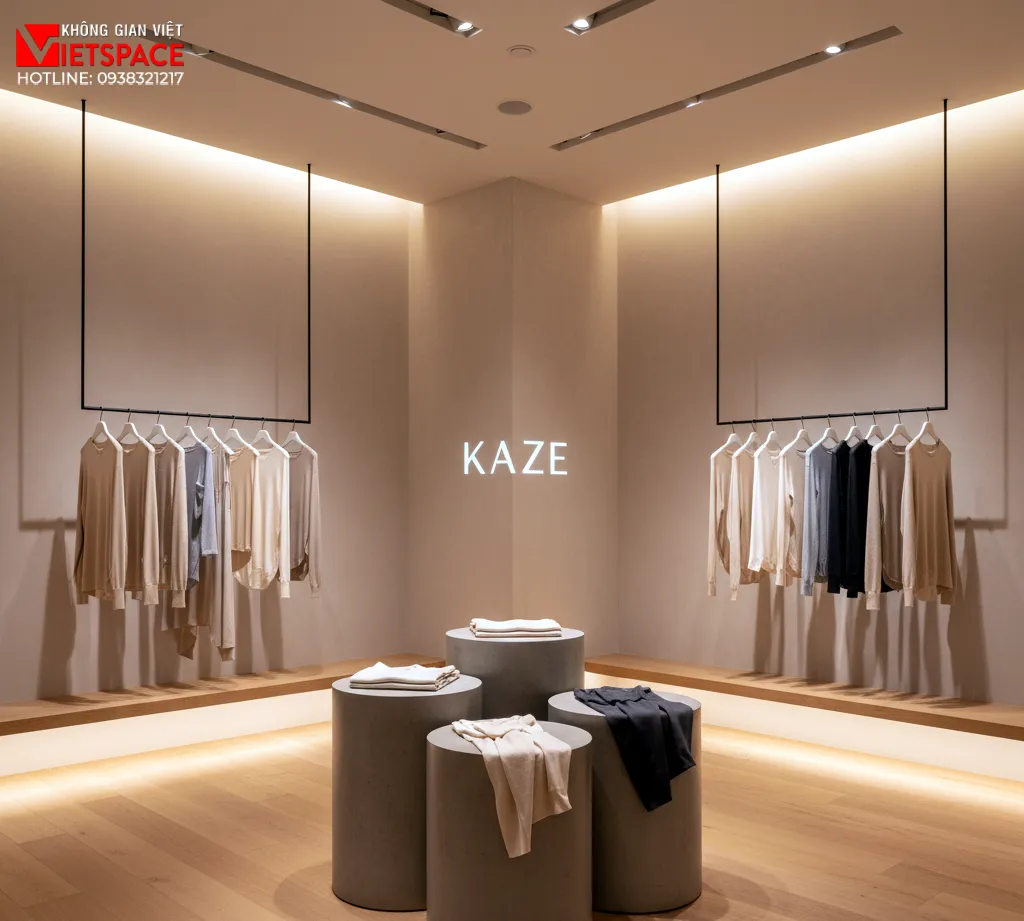 thiết kế cửa hàng thời trang kaze _6